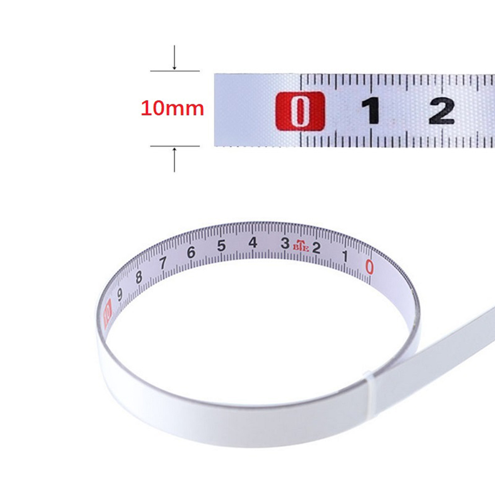Tape Dispenser Weighted - Pita Pengukur Miter Baja 4M dengan