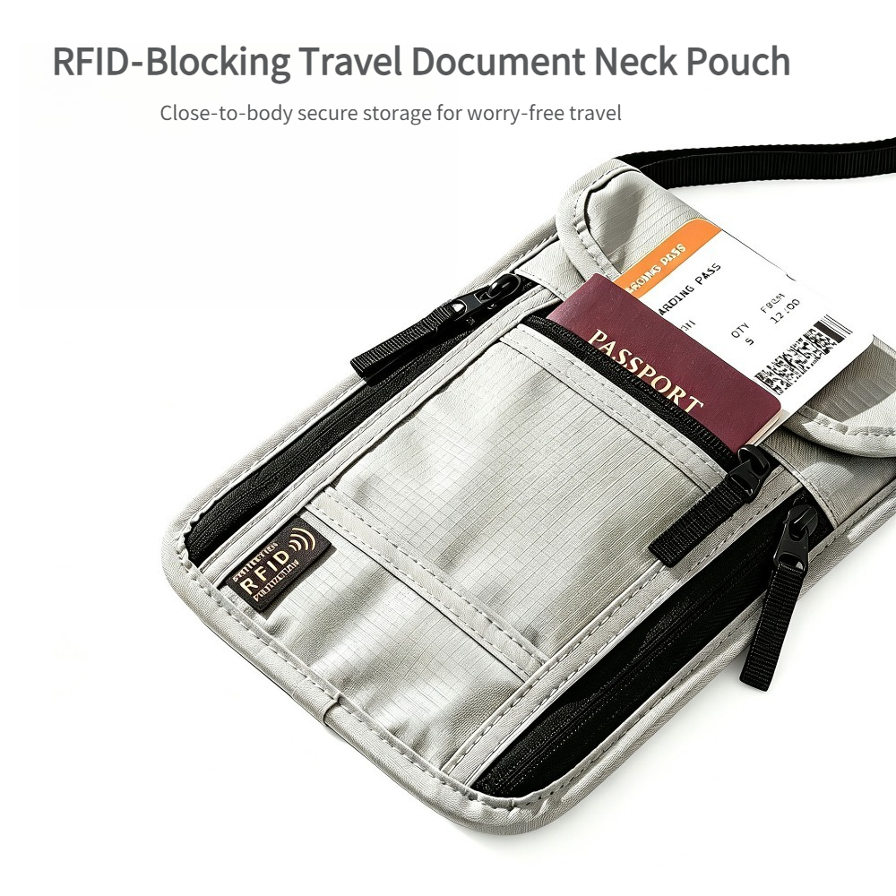Index Card Holder - Dompet Leher untuk Perjalanan, Penutup Paspor