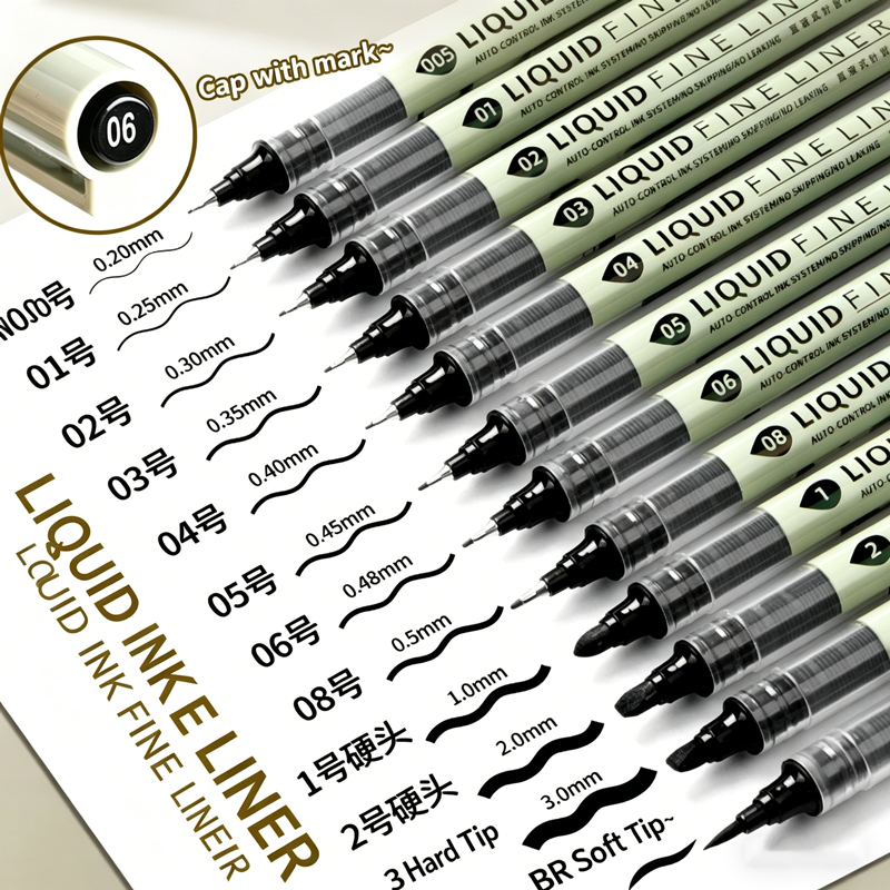 12 Pulpen Hitam Tibs Fine Line - Correction Pen Fine ulasan dan harga