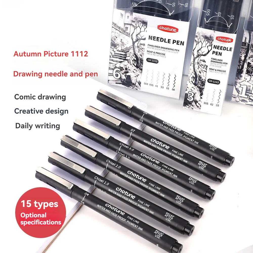 Pena mikro hitam, 15 ukuran, t - Correction Pen Fine ulasan dan harga