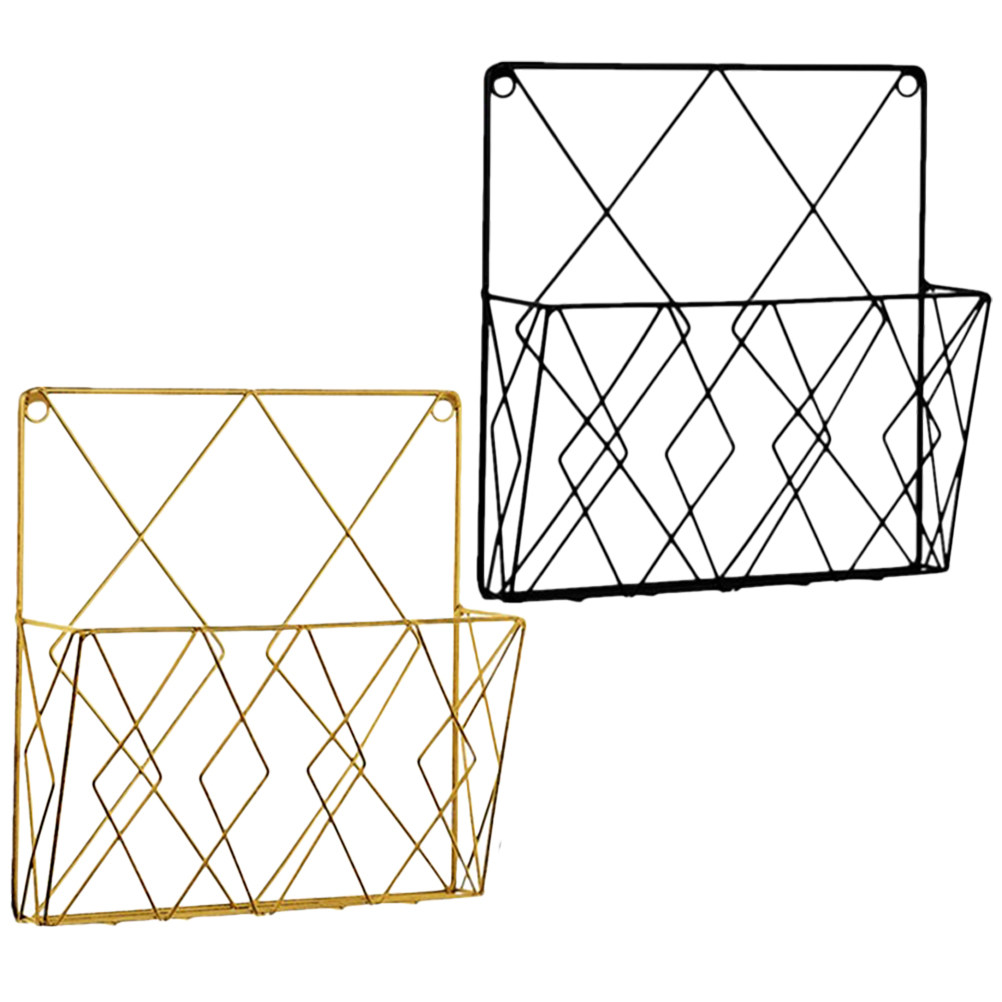 2Pcs Rak File Gantung Dinding  - Magazine Holder Rack ulasan dan harga