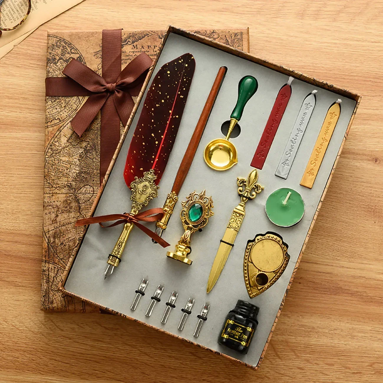 Set Stempel Segel Tinta Lilin  - Wax Seal Stamp Set ulasan dan harga