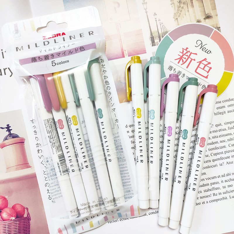 Spidol Stabilo Mildliner Zebra - Zebra Pen Mildliner ulasan dan harga