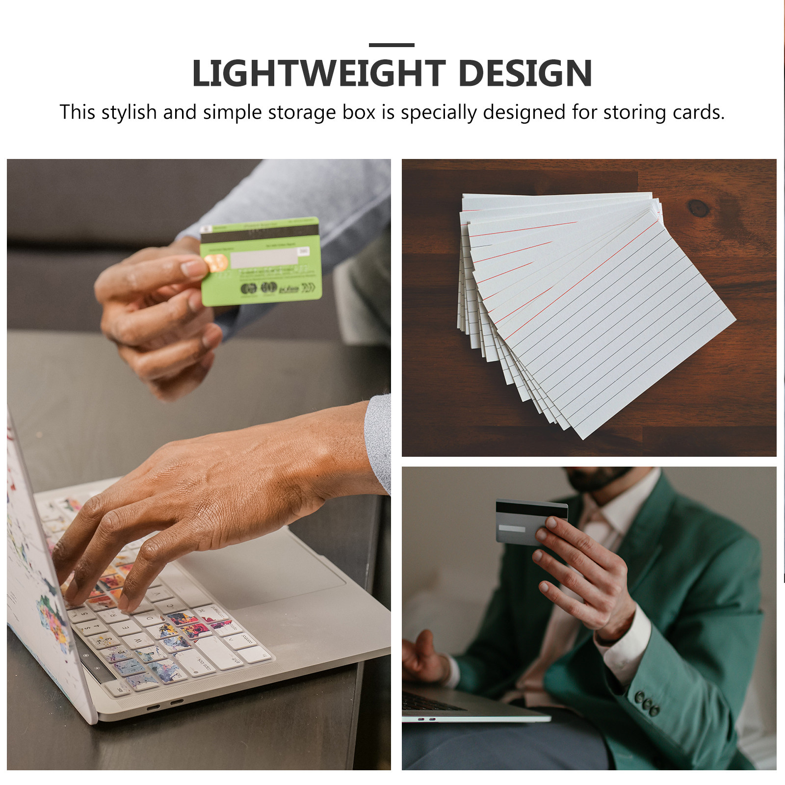 4 Buah Kotak Penyimpanan Kartu - Index Card Holder ulasan dan harga