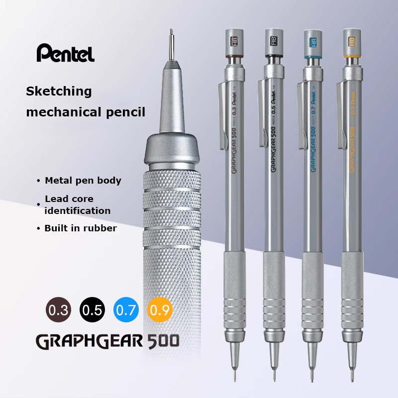 Pensil Mekanis Logam Penyusuna - Pentel Pen Energel ulasan dan harga