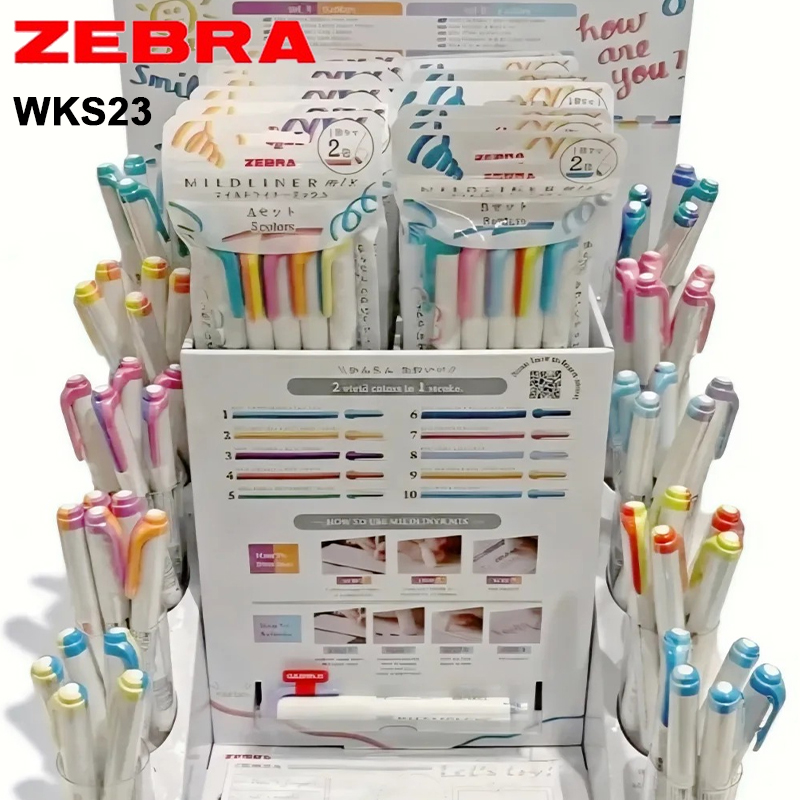 Spidol Zebra Twin Colored High - Zebra Pen Mildliner ulasan dan harga