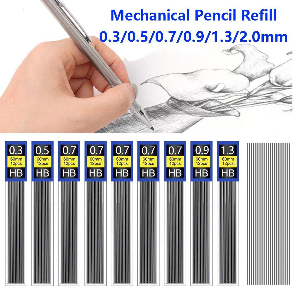 6 Kotak Isi Ulang Pensil Otoma - Mechanical Pencil 0.3 ulasan dan harga