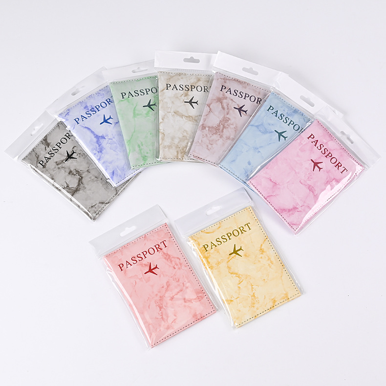Sarung paspor pola marmer warn - Index Card Holder ulasan dan harga