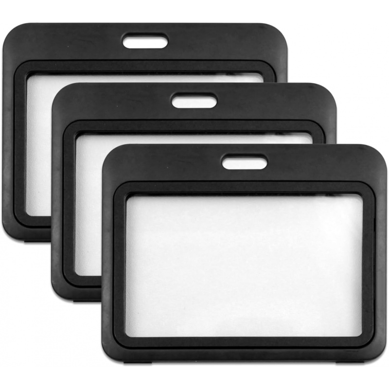 3 Paket Tempat Kartu ID Plasti - Index Card Holder ulasan dan harga