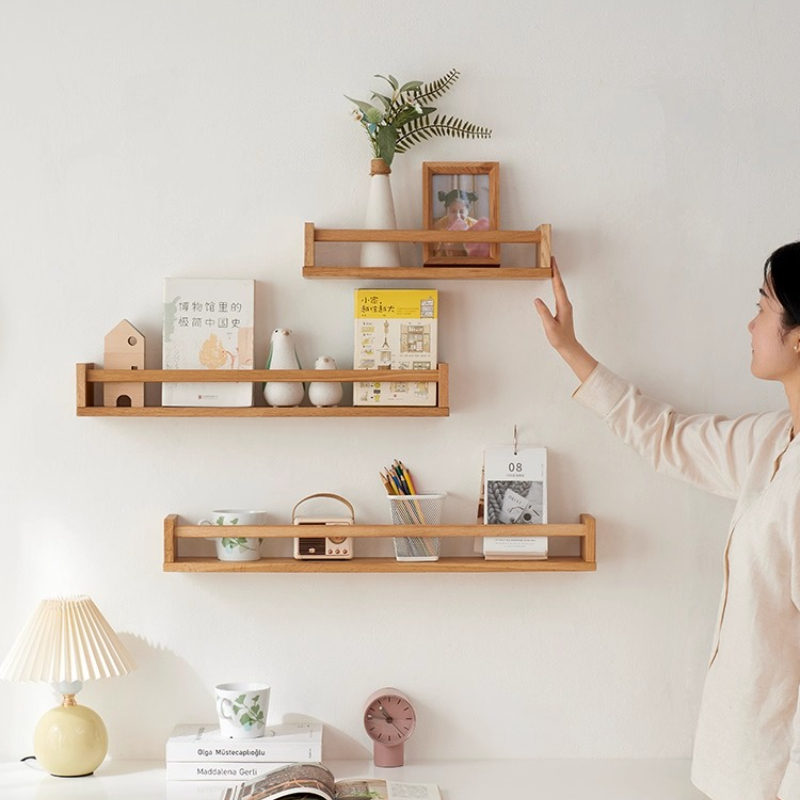 Rak Dinding Kayu Solid untuk B - Magazine Holder Rack ulasan dan harga