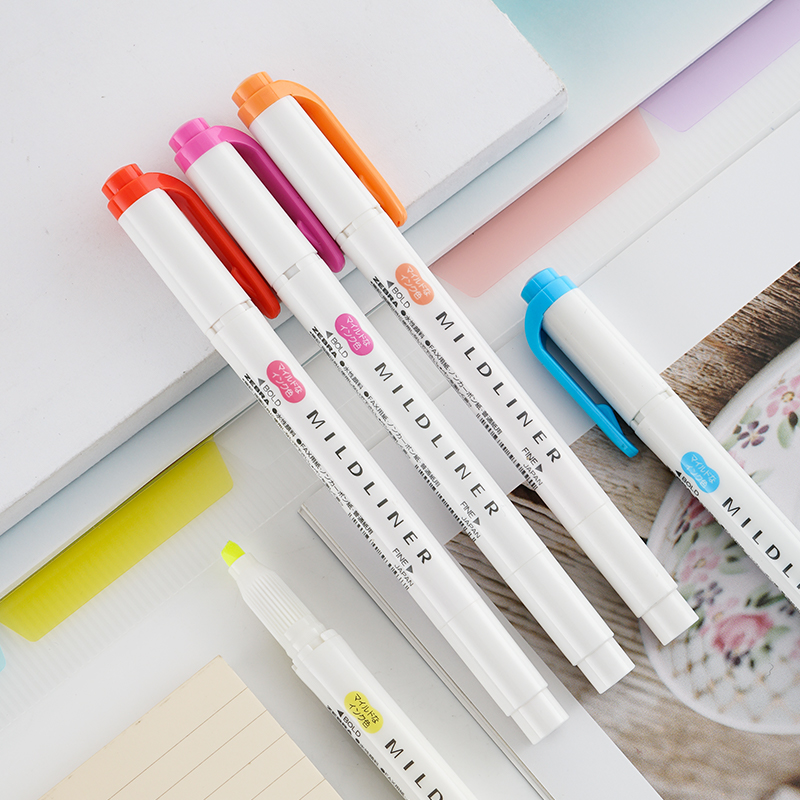 Zebra Mildliner Liner Ganda He - Zebra Pen Mildliner ulasan dan harga