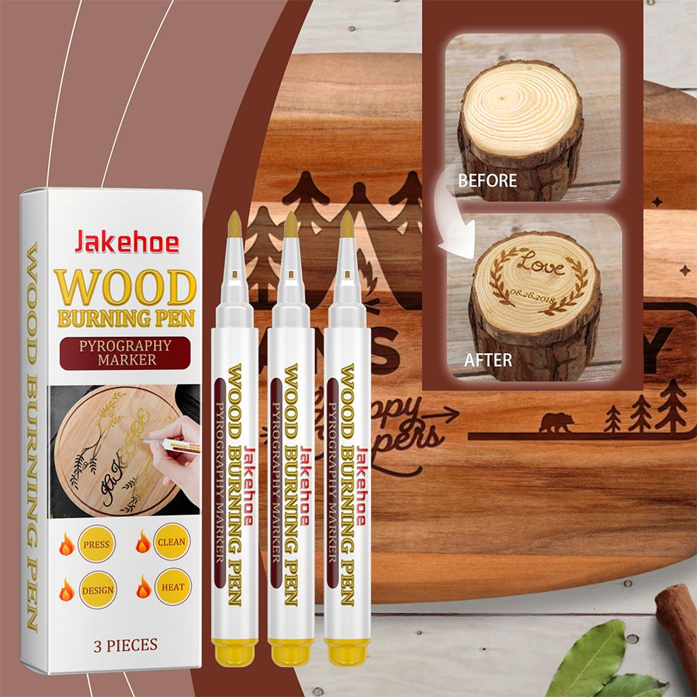 3pcs Pena Pembakar Kayu Kreati - Correction Pen Fine ulasan dan harga