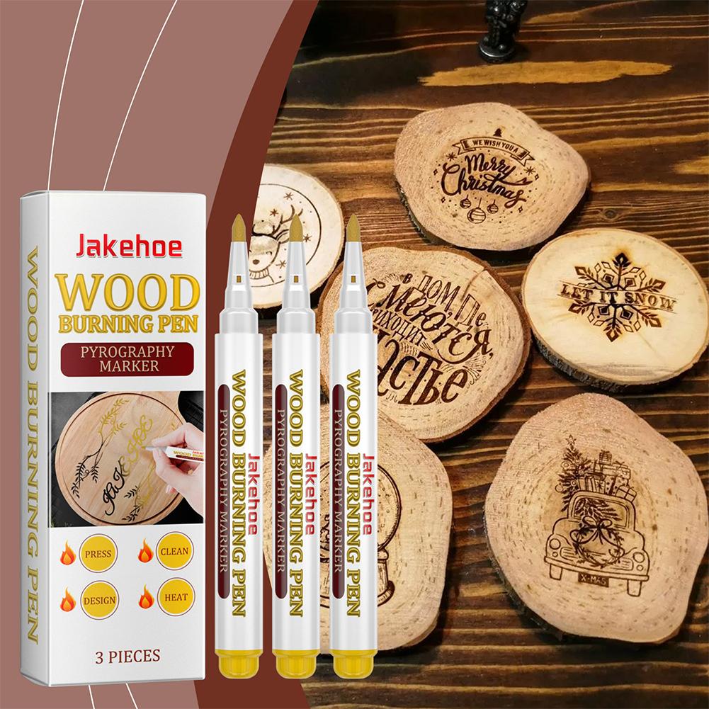 3pcs Pena Pembakar Kayu Kreati - Correction Pen Fine ulasan dan harga
