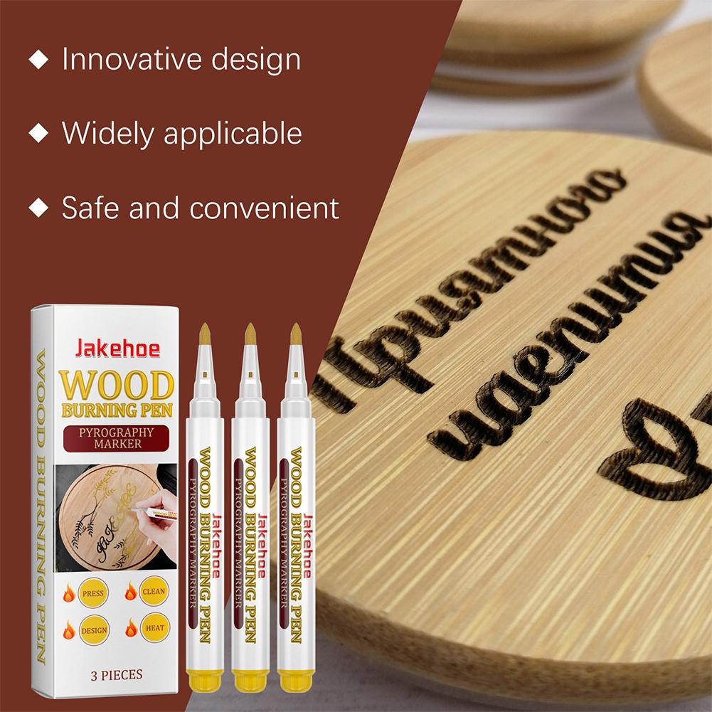 3pcs Pena Pembakar Kayu Kreati - Correction Pen Fine ulasan dan harga